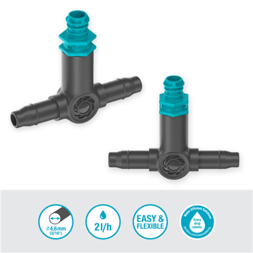 Gocciolatore in linea