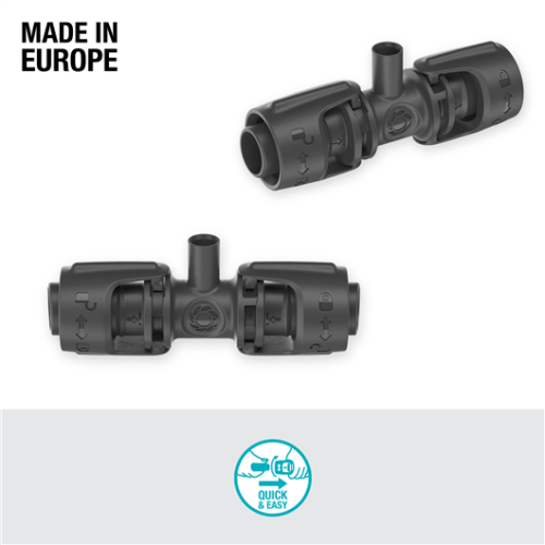 Raccordo a T per microspruzzo 13mm