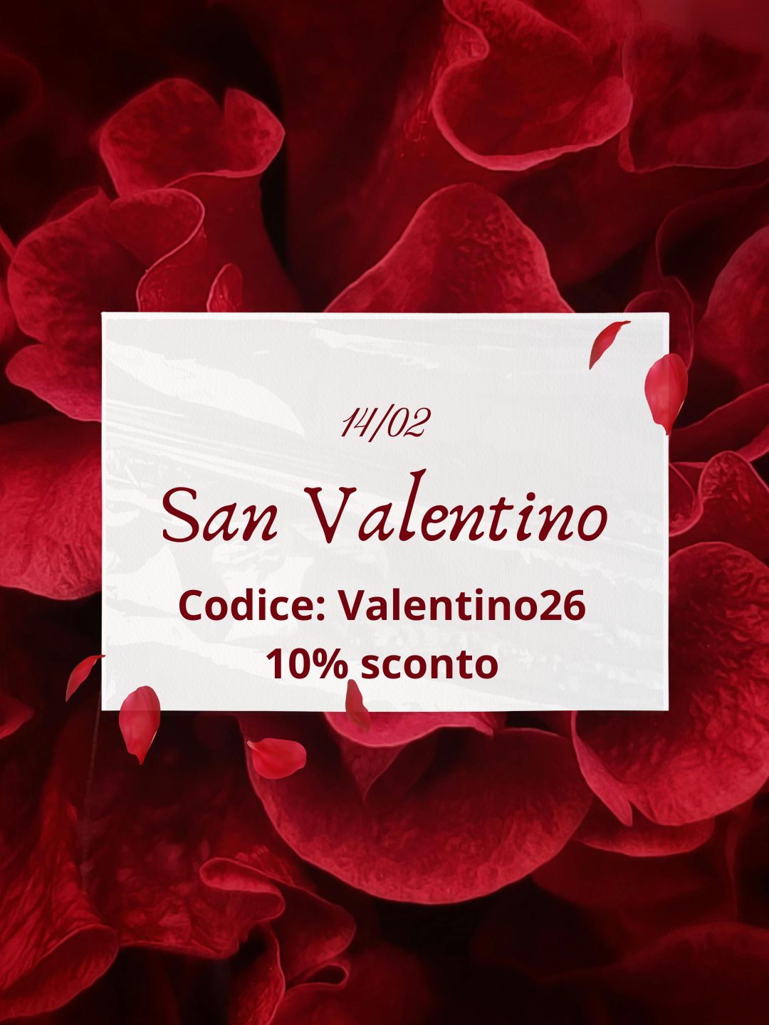 Rosso Romantico Biglietto San Valentino Post Instagram (1)